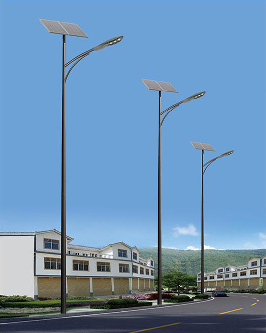 DG-A1203 LED太阳能led照明路灯、8瓦太阳能路灯、太阳能庭院路灯厂