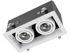 DG4002 LED哑光格栅灯、亚光铝格栅灯、阳光格栅灯