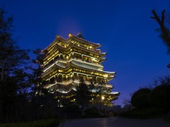 威海环翠楼照明工程-景观亮化